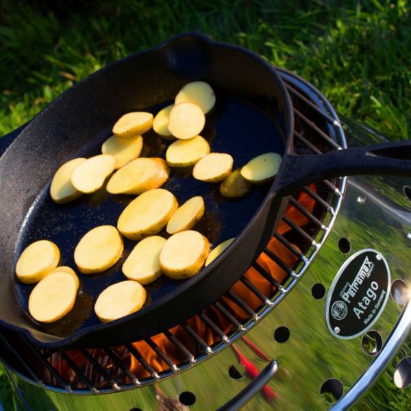 Petromax Gietijzeren Koekenpan Cm Met Steel Skillet Fp T Bbq